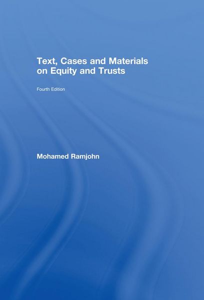 Produktbild: Text, Cases and Materials on Equity and Trusts