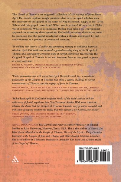 Produktbild: Recovering the Original Gospel of Thomas