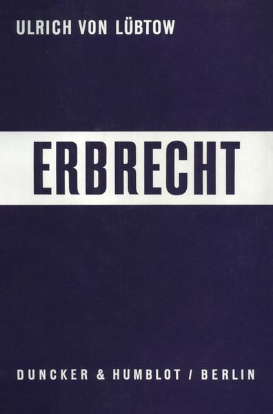 Produktbild: Erbrecht.