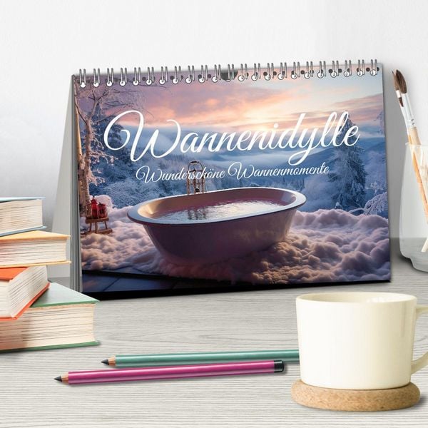Produktbild: Wannenidylle (Tischkalender 2026 DIN A5 quer), CALVENDO Monatskalender