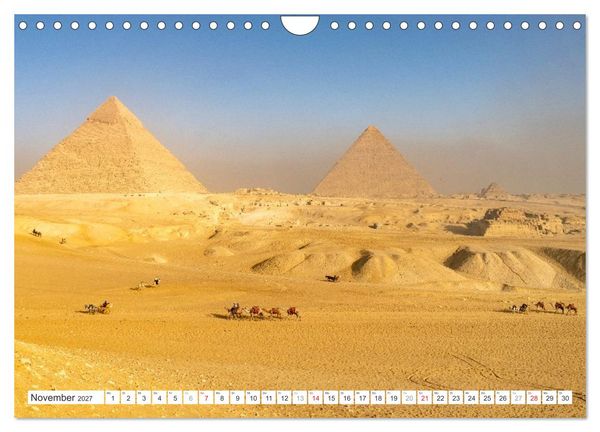 Produktbild: &Auml;gypten - Kairo + Gizeh (Wandkalender 2027 DIN A4 quer), CALVENDO Monatskalender