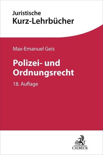 Produktbild: Polizei- und Ordnungsrecht