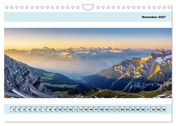 Produktbild: Alpen - Panorama - Mehr Aussicht geht nicht (Wandkalender 2027 DIN A4 quer), CALVENDO Monatskalender