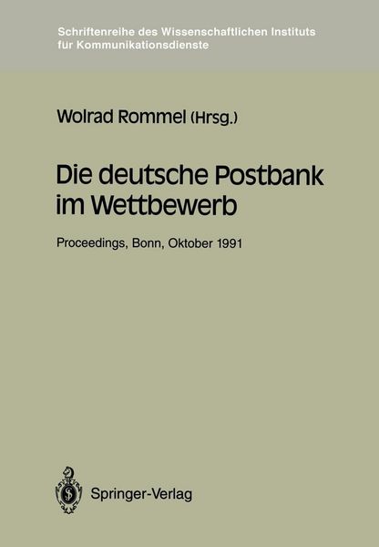 Produktbild: Die deutsche Postbank im Wettbewerb