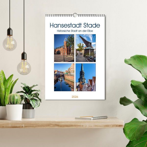 Produktbild: Hansestadt Stade - Historische Stadt an der Elbe (Wandkalender 2026 DIN A3 hoch), CALVENDO Monatskalender