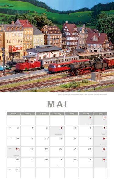 Produktbild: Modelleisenbahnen Kalender 2027