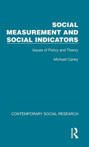 Produktbild: Social Measurement and Social Indicators