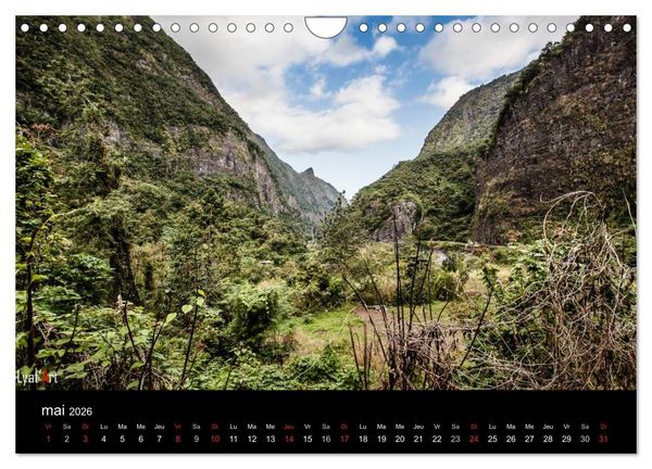 Produktbild: Paysages de La R&eacute;union (Calendrier mural 2026 DIN A4 vertical), CALVENDO calendrier mensuel