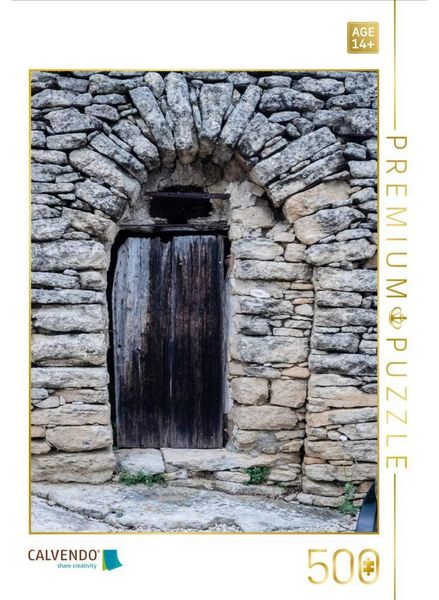 CALVENDO Puzzle Provence - Eingang eines Borie in Gordes | 500 Teile Lege-Größe 48 × 36 cm Foto-Puzzle für Erwachsene