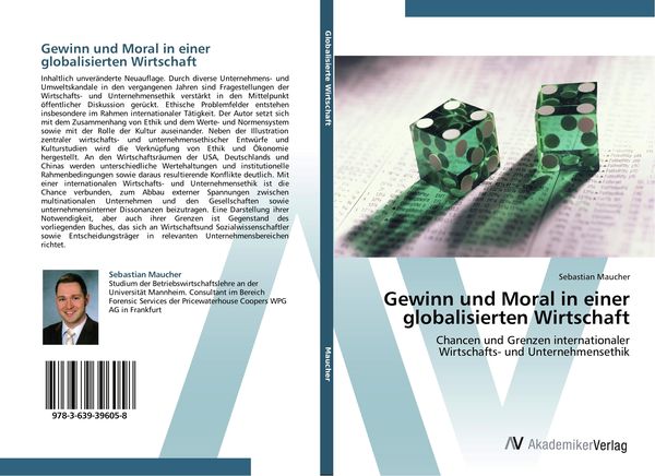 Produktbild: Gewinn und Moral in einer globalisierten Wirtschaft