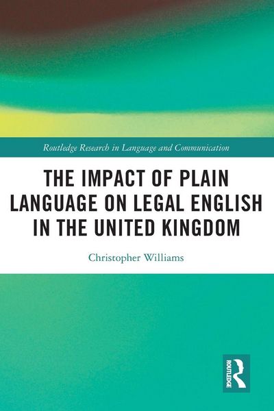 Produktbild: The Impact of Plain Language on Legal English in the United Kingdom