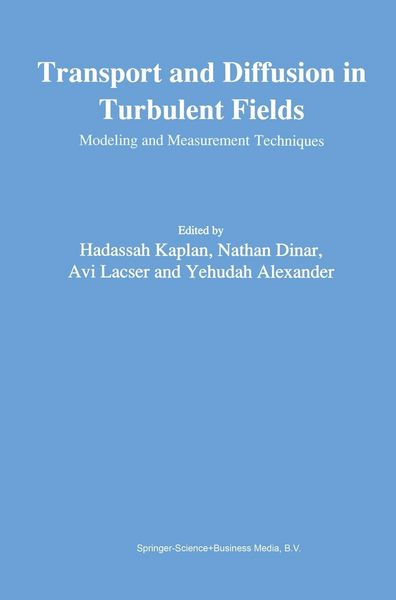 Produktbild: Transport and Diffusion in Turbulent Fields
