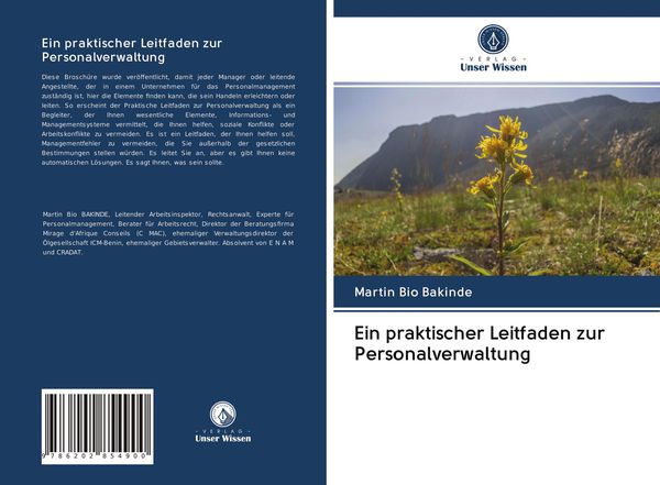 Ein praktischer Leitfaden zur Personalverwaltung, Taschenbuch von Martin Bio Bakinde, Verlag Unser Wissen, 9786202854900