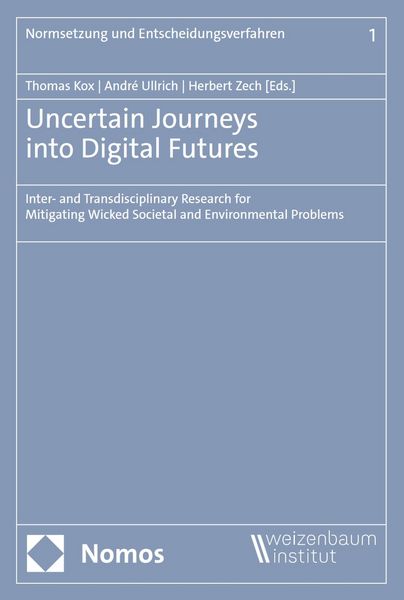 Produktbild: Uncertain Journeys into Digital Futures