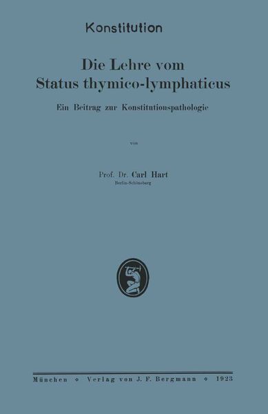 Produktbild: Die Lehre vom Status thymico-lymphaticus