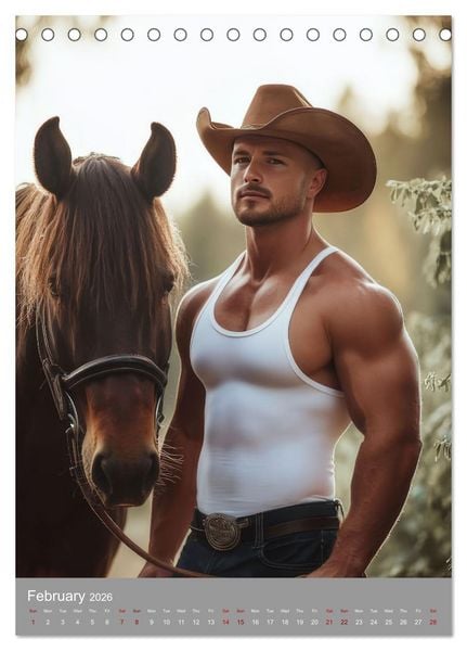 Produktbild: Riders of desire (Desk Calendar 2026 DIN A5 portrait), CALVENDO 12 Month DeskCalendar