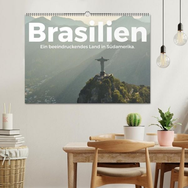 Produktbild: Brasilien - Eine beeindruckendes Land in S&uuml;damerika. (Wandkalender 2026 DIN A2 quer), CALVENDO Monatskalender