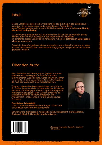 Produktbild: Schlagzeuglehrbuch