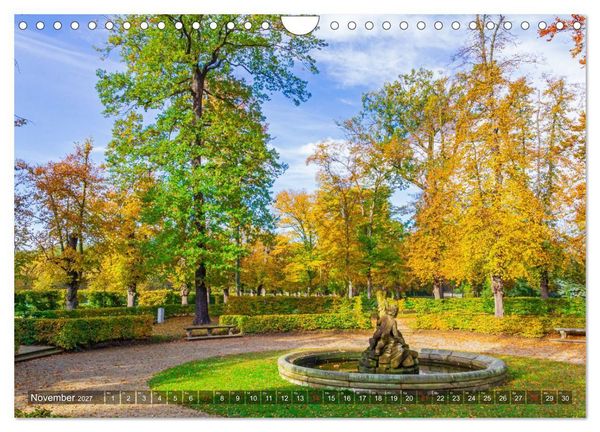 Produktbild: Barockgarten Zabeltitz (Wandkalender 2027 DIN A4 quer), CALVENDO Monatskalender