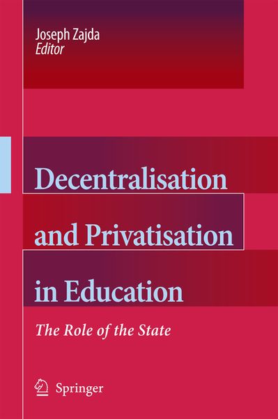 Produktbild: Decentralisation and Privatisation in Education