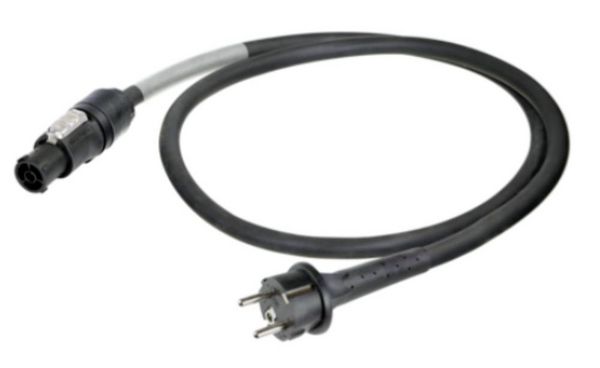 Produktbild: Neutrik 1027576 Strom Anschlusskabel Schwarz 1.50m