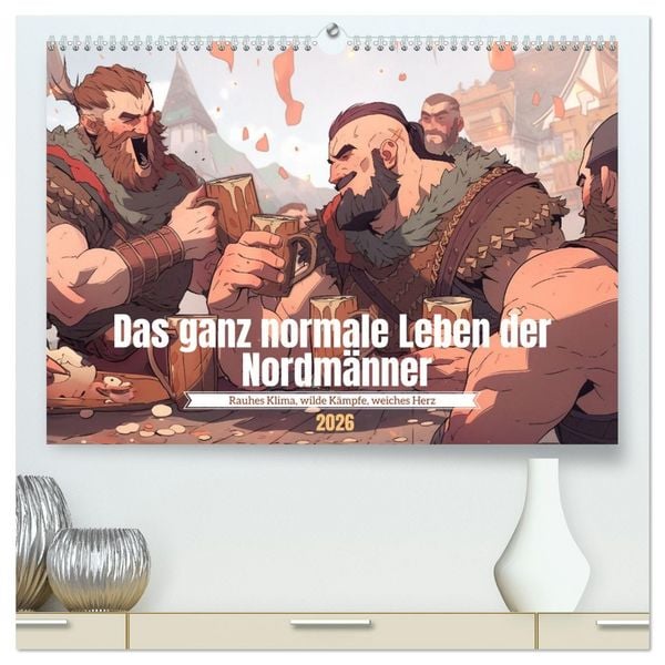 Produktbild: Das ganz normale Leben der Nordm&auml;nner (hochwertiger Premium Wandkalender 2026 DIN A2 quer), Kunstdruck in Hochglanz