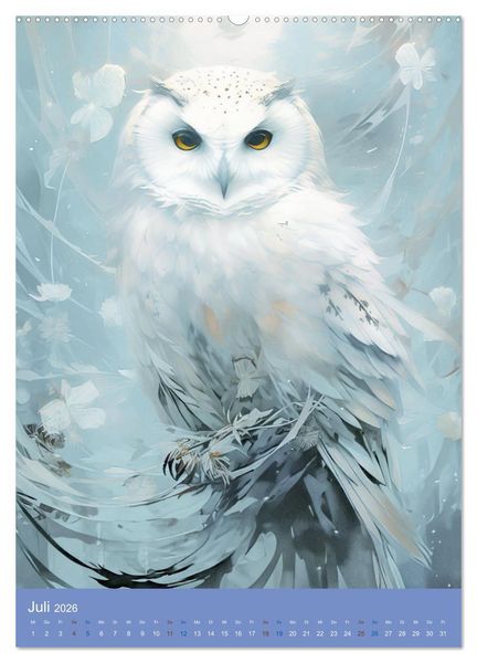 Produktbild: Wundervoll zarte Tierportraits (hochwertiger Premium Wandkalender 2026 DIN A2 hoch), Kunstdruck in Hochglanz