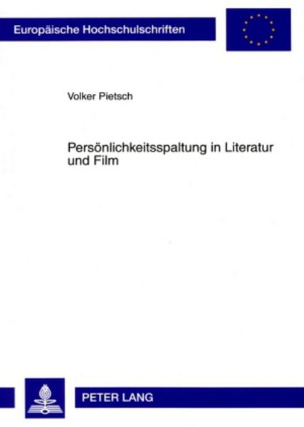 Produktbild: Pers&ouml;nlichkeitsspaltung in Literatur und Film