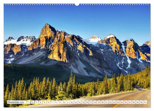 Produktbild: Kanada, Touristenziele in Alberta und British Columbia (hochwertiger Premium Wandkalender 2026 DIN A2 quer), Kunstdruck in Hochglanz
