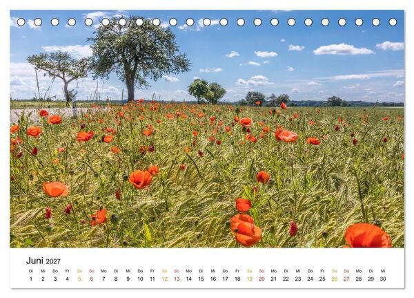 Produktbild: Unterwegs auf der Romantischen Strasse (Tischkalender 2027 DIN A5 quer), CALVENDO Monatskalender