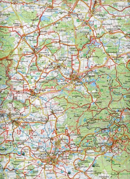 Produktbild: Naturpark N&ouml;rdlicher Oberpf&auml;lzer Wald / B&ouml;hmerwald 1 : 50 000. Fritsch Wanderkarte
