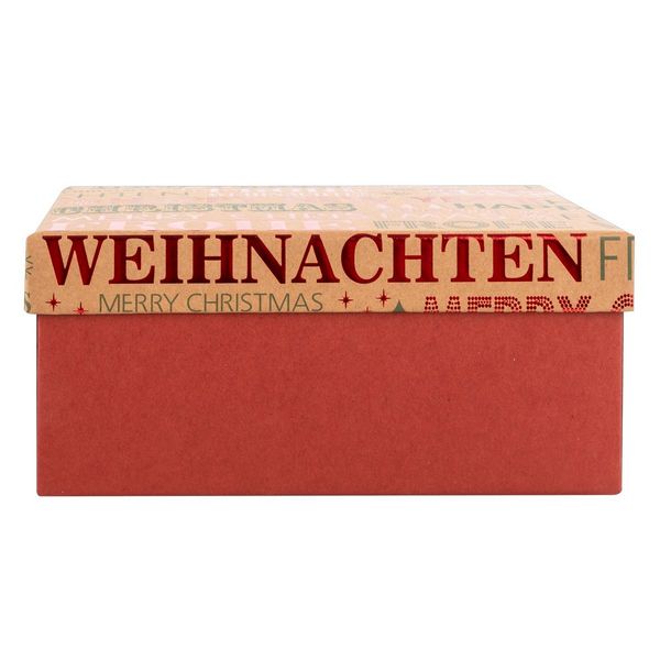 Produktbild: Idena Geschenkbox Frohe Weihnachten / Happy New Year 20x15x9cm
