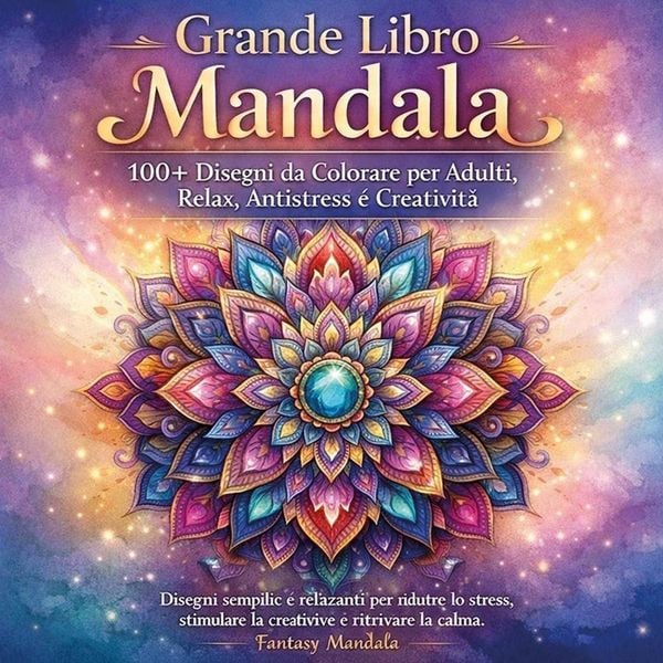 Produktbild: Grande libro mandala. 100+ Disegni da colorare per adulti, relax, antistress e creativit&agrave;