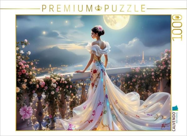 CALVENDO Puzzle Muse des Nachthimmels | 1000 Teile Lege-Größe 64x48cm Foto-Puzzle für glückliche Stunden