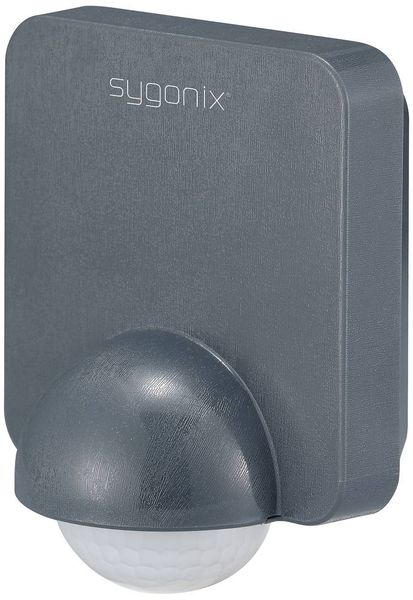 Sygonix SY-5836536 Wand PIR-Bewegungsmelder 360° Relais Dark-Grey IP54