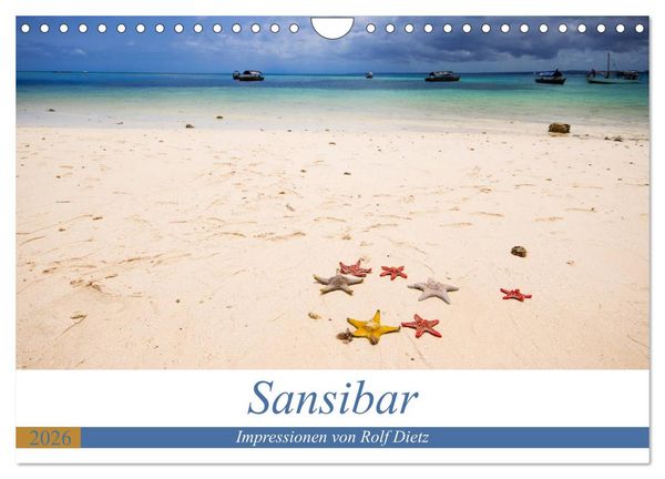 Produktbild: Sansibar - Impressionen von Rolf Dietz (Wandkalender 2026 DIN A4 quer), CALVENDO Monatskalender