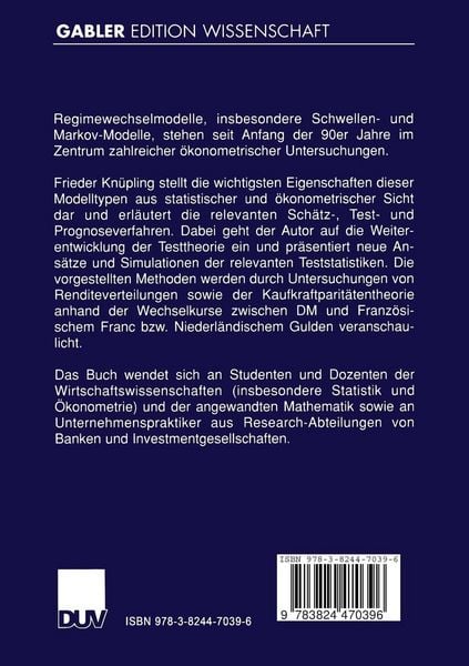 Produktbild: Regimewechselmodelle
