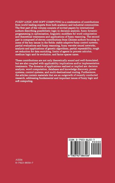 Produktbild: Fuzzy Logic and Soft Computing