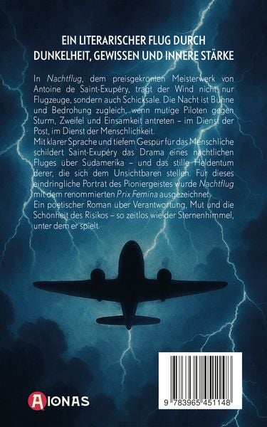 Produktbild: Nachtflug. Roman. Antoine de Saint-Exup&eacute;ry