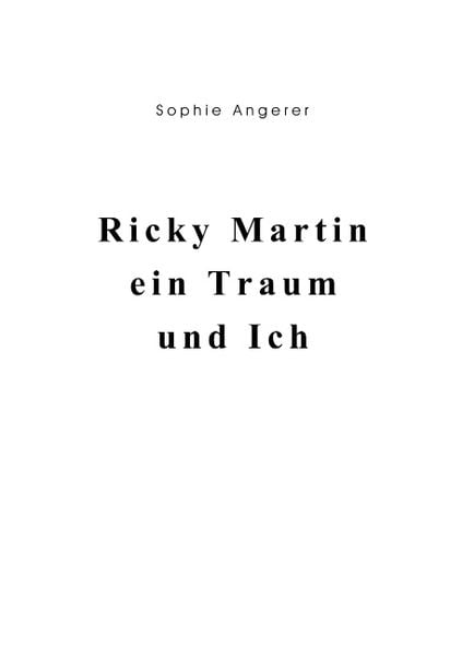 Produktbild: Ricky Martin, ein Traum und Ich
