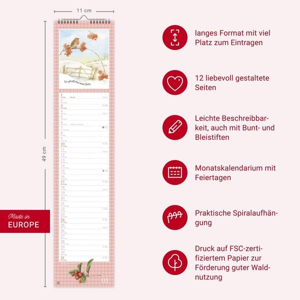 Produktbild: Marjolein Bastin: Die bunte Vogelwelt Langplaner 2027