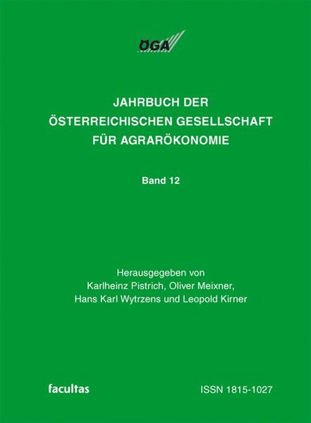 Produktbild: Jahrbuch der &Ouml;sterreichischen Gesellschaft f&uuml;r Agrar&ouml;konomie / Armut und Reichtum im l&auml;ndlichen Raum