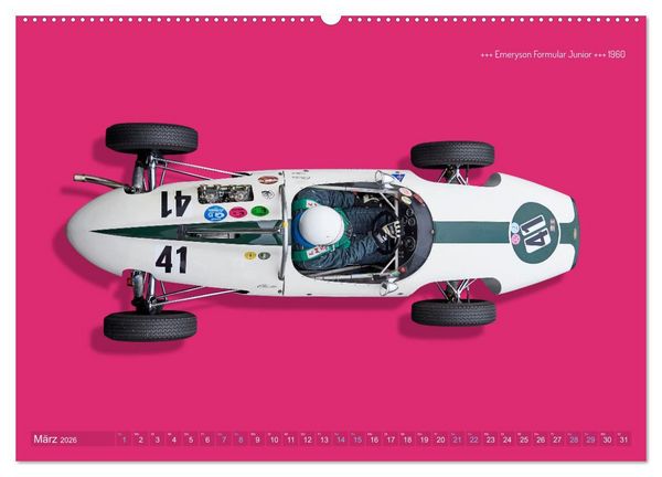 Produktbild: Legenden des Rennsports - Formel Junior 1955-1965 (hochwertiger Premium Wandkalender 2026 DIN A2 quer), Kunstdruck in Hochglanz