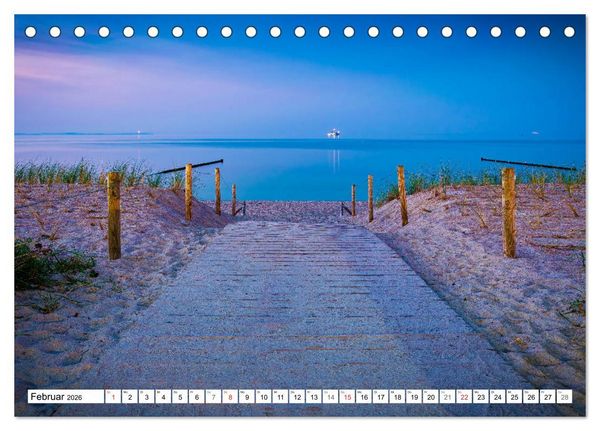 Produktbild: Insel R&uuml;gen - K&uuml;sten zum Tr&auml;umen (Tischkalender 2026 DIN A5 quer), CALVENDO Monatskalender