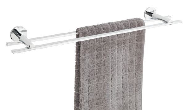Produktbild: UV-Loc&reg; Badetuchstange Duo Mod. Isera 60 cm, Befestigen ohne Bohren mit innovativem Klebesystem