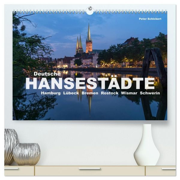 Produktbild: Deutsche Hansest&auml;dte (hochwertiger Premium Wandkalender 2027 DIN A2 quer), Kunstdruck in Hochglanz