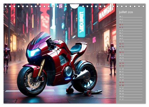Produktbild: Une vision audacieuse de la mobilit&eacute; (Calendrier mural 2026 DIN A4 vertical), CALVENDO calendrier mensuel