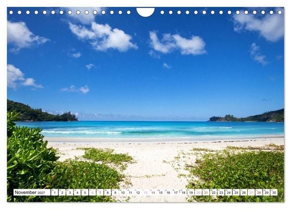 Produktbild: Seychellen Strandfeeling (Wandkalender 2027 DIN A4 quer), CALVENDO Monatskalender