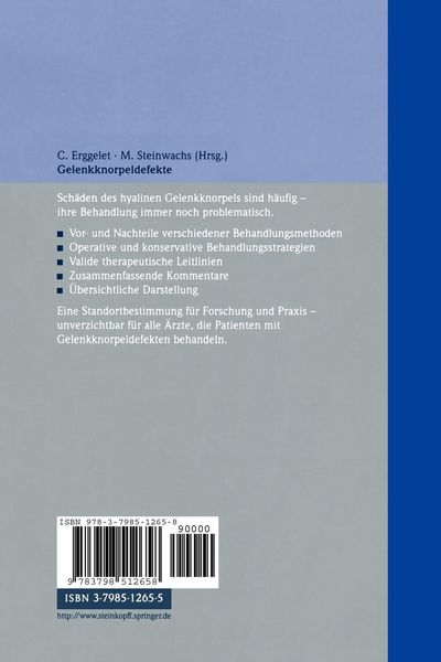 Produktbild: Gelenkknorpeldefekte