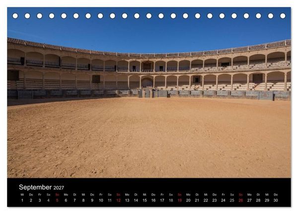 Produktbild: Andalusien (Tischkalender 2027 DIN A5 quer), CALVENDO Monatskalender